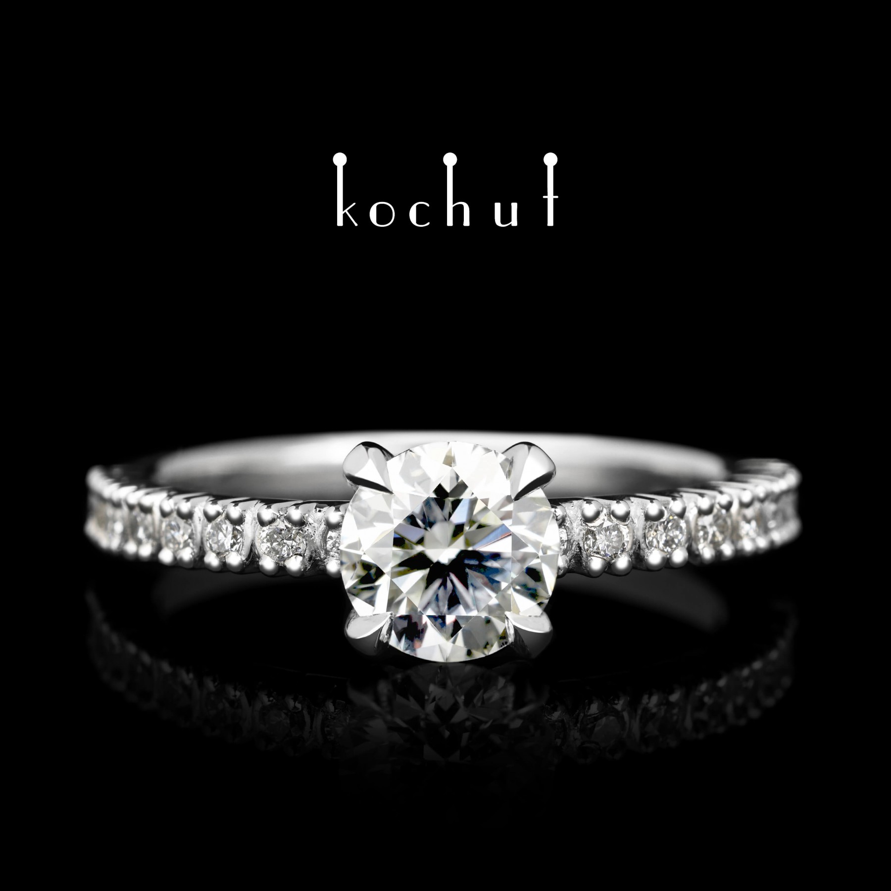 ngagement ring Destiny Platinum diamonds